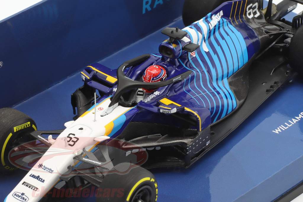 George Russell Williams FW43B #63 Bahrain GP formel 1 2021 1:43 Minichamps