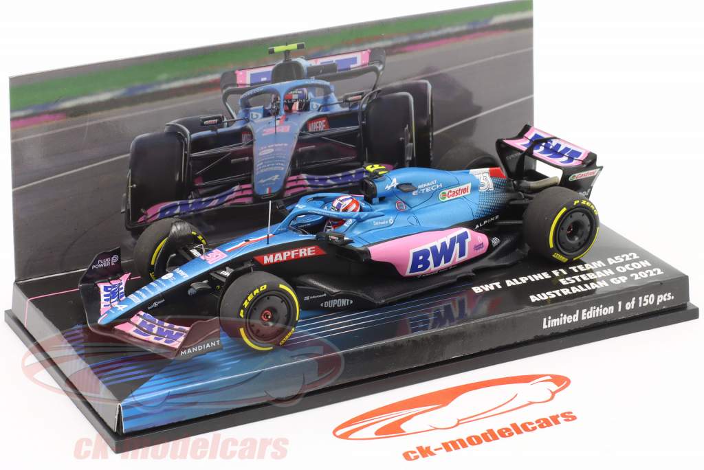 Esteban Ocon Alpine A522 #31 Australien GP Formel 1 2022 1:43 Minichamps