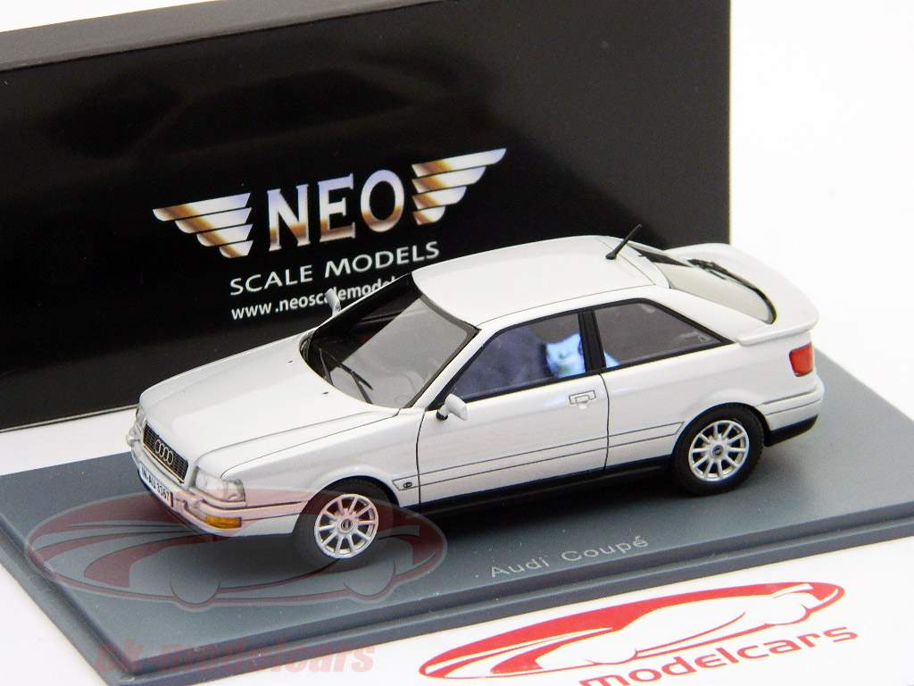 Audi Coupe 1994 год серебро / серебро Neo 1:43