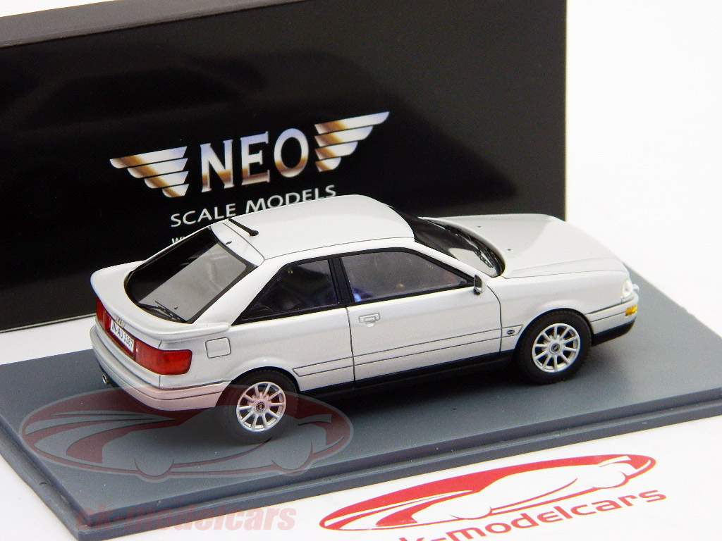 Audi Coupe 1994 год серебро / серебро Neo 1:43