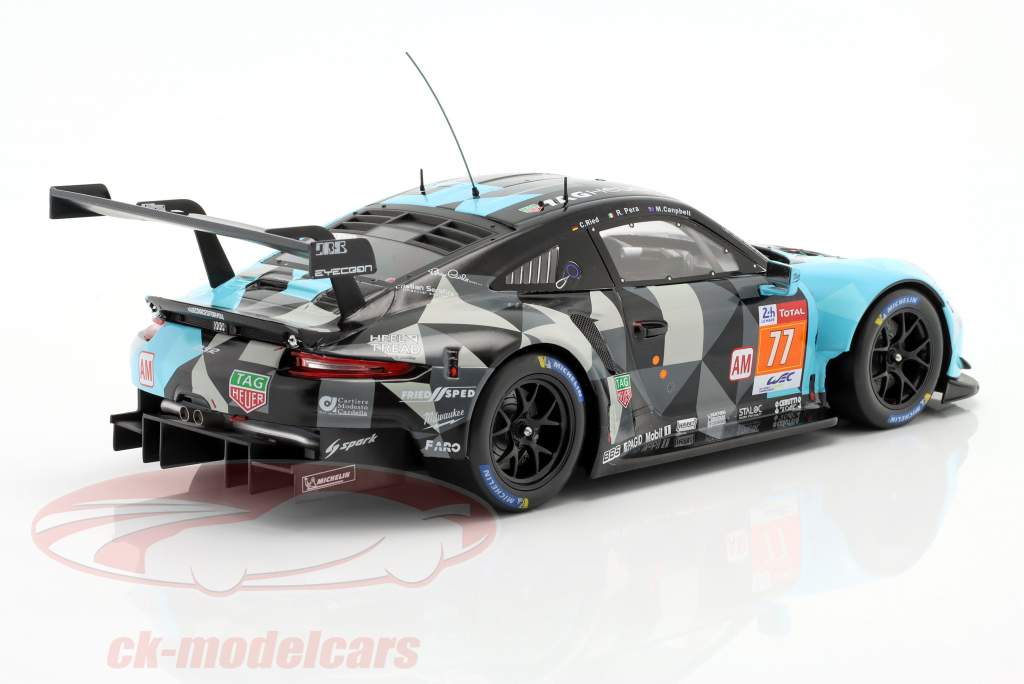 Porsche 911 RSR #77 2nd LMGTE-Am 24h LeMans 2020 Dempsey-Proton Racing 1:18 Ixo