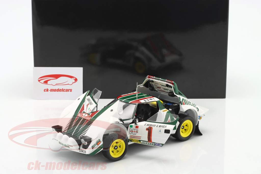 Lancia Stratos HF Night Version #1 Sieger Rallye Monte Carlo 1977 1:18 Kyosho