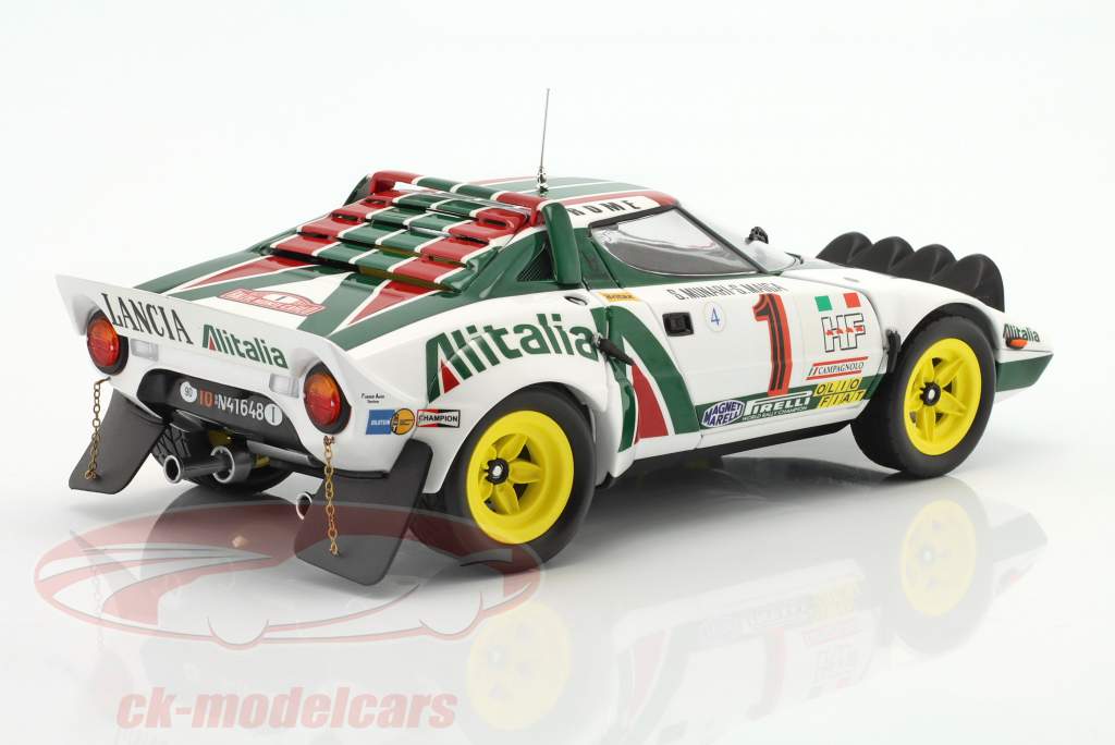 Lancia Stratos HF Night Version #1 Sieger Rallye Monte Carlo 1977 1:18 Kyosho