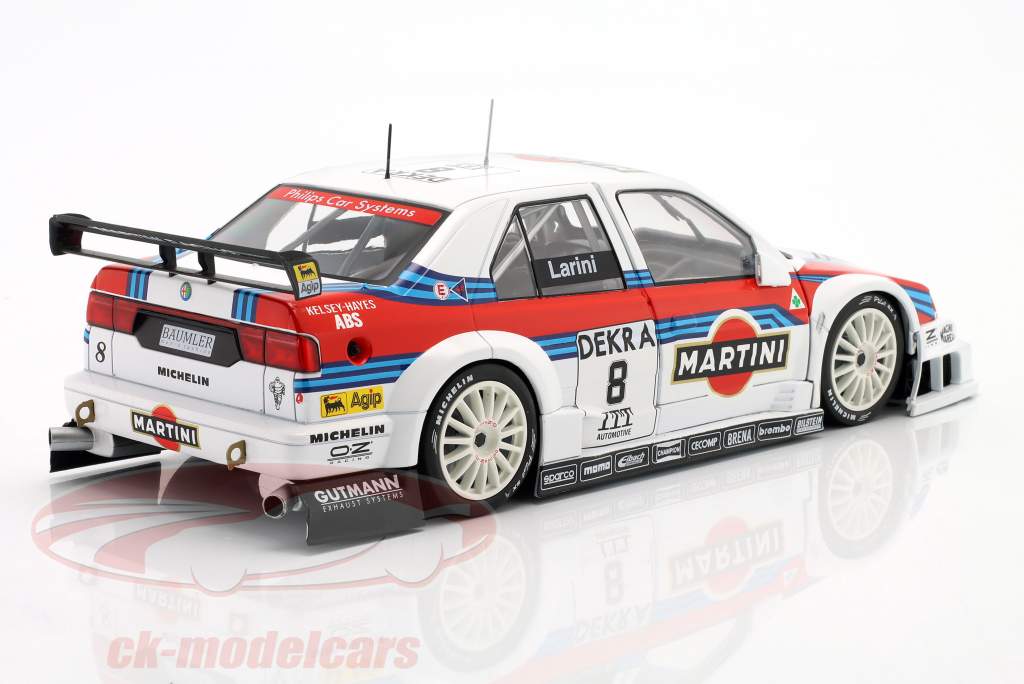 Nicola Larini #8 Alfa Romeo 155 V6 TI Martini Racing DTM / ITC 1995 1:18 WERK83