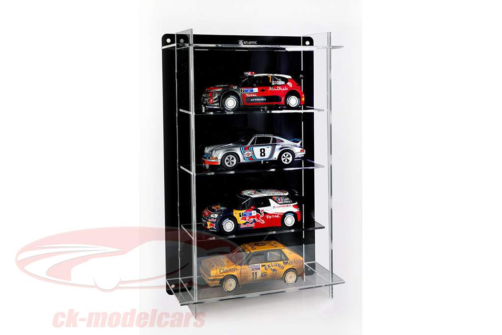 Высокого качества акрил Витрина мультикорпус за 4 модели автомобилей в шкала 1:18 Atlantic