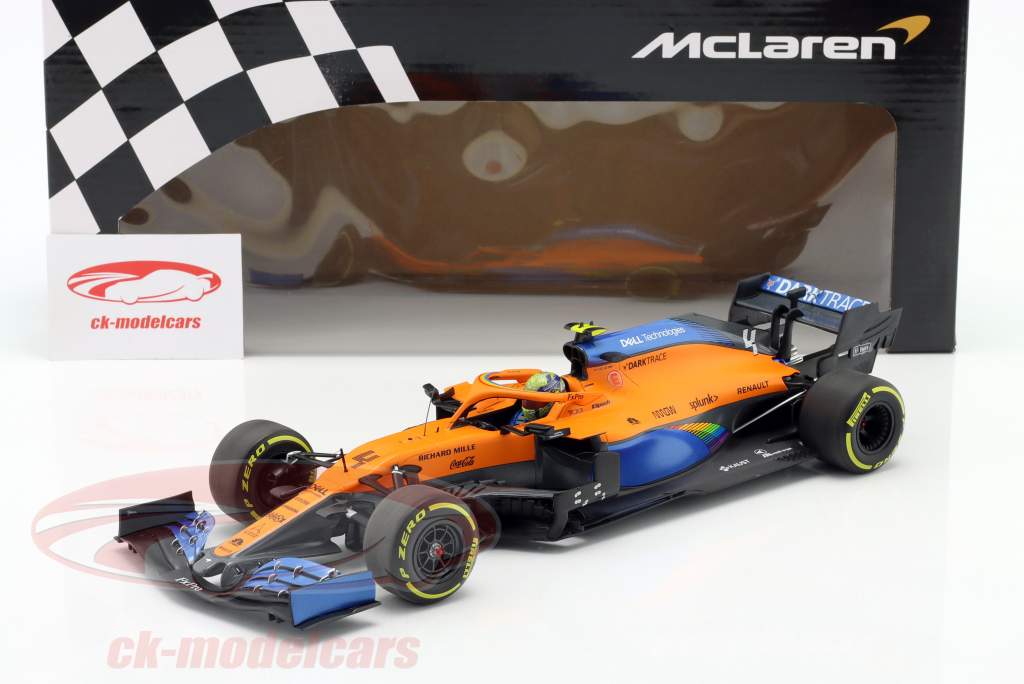Lando Norris McLaren MCL35 #4 3rd Austrian GP formula 1 2020 1:18 Minichamps