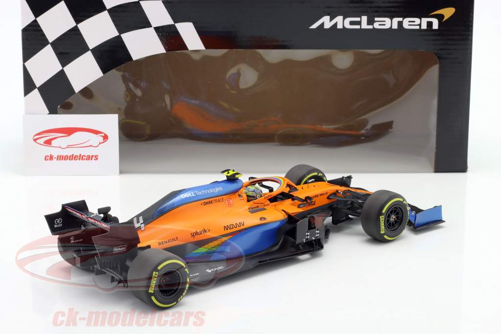 Lando Norris McLaren MCL35 #4 3rd Austrian GP formula 1 2020 1:18 Minichamps