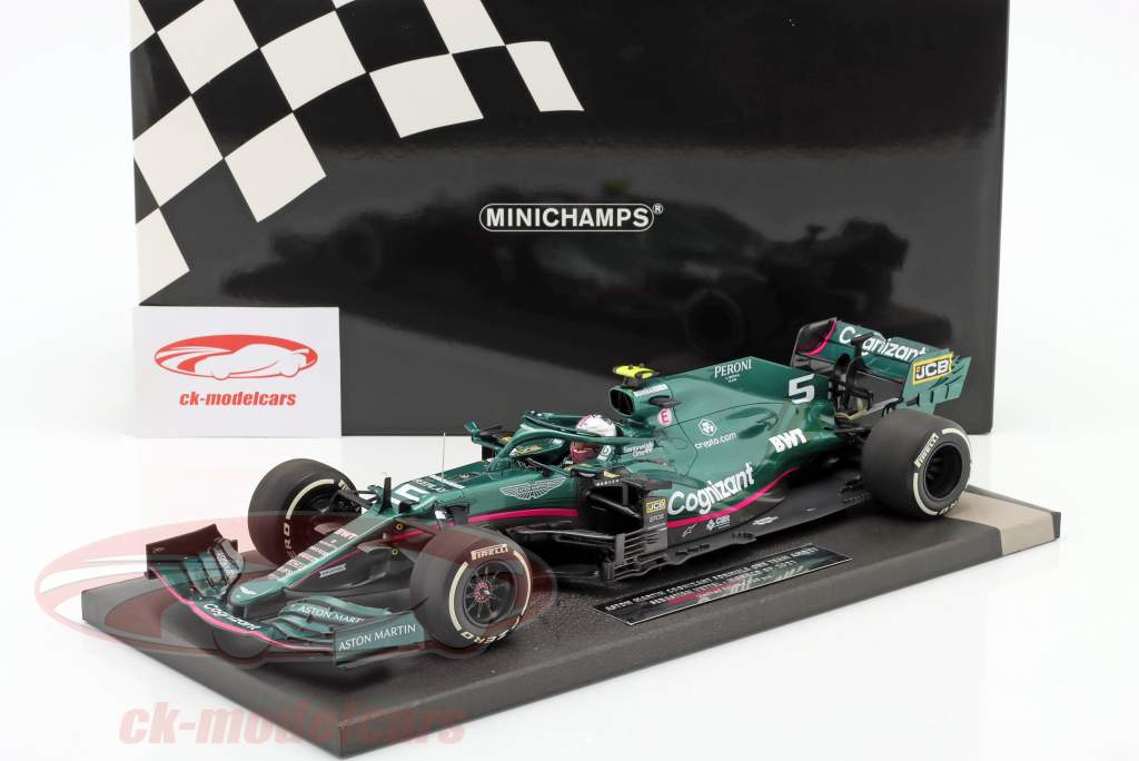 Aston Martin AMR21 1/43 フィギュア Aston Martin F1 AMR21 #5 Sebastian Vettel 2nd Azerbaijan GP
