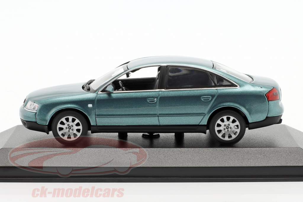 Audi A6 C5 Byggeår 1997 grøn metallisk 1:43 Minichamps