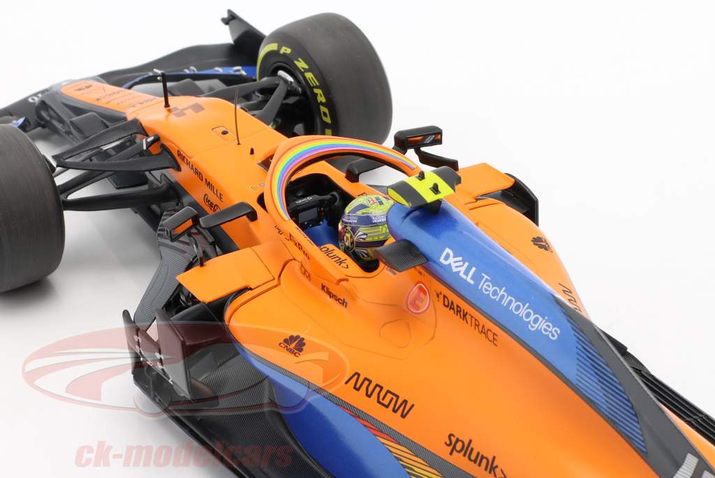 Lando Norris McLaren MCL35 #4 3rd Austrian GP formula 1 2020 1:18 Minichamps