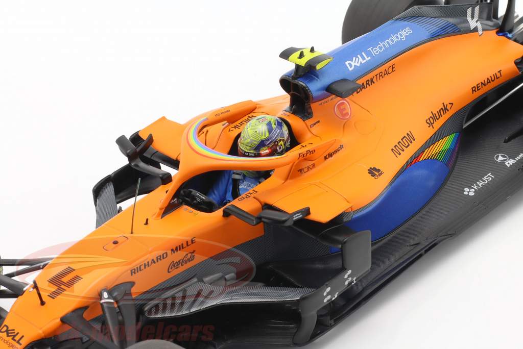 Lando Norris McLaren MCL35 #4 3rd Austrian GP formula 1 2020 1:18 Minichamps