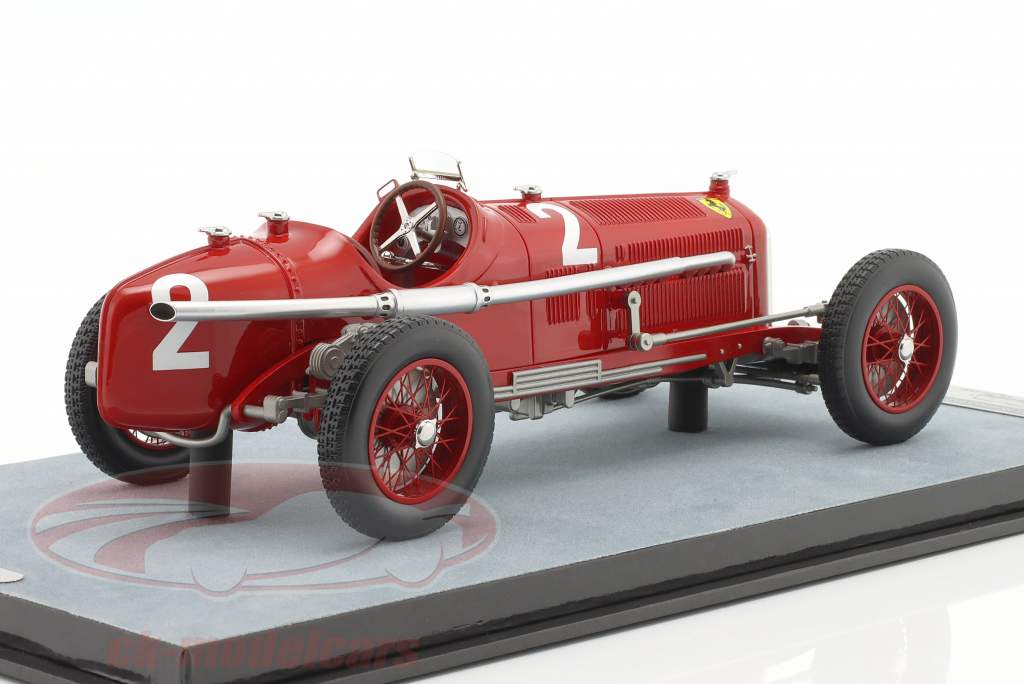 Rudolf Caracciola Alfa Romeo P3 Tipo B #2 vinder tysk GP 1932 1:18 Tecnomodel