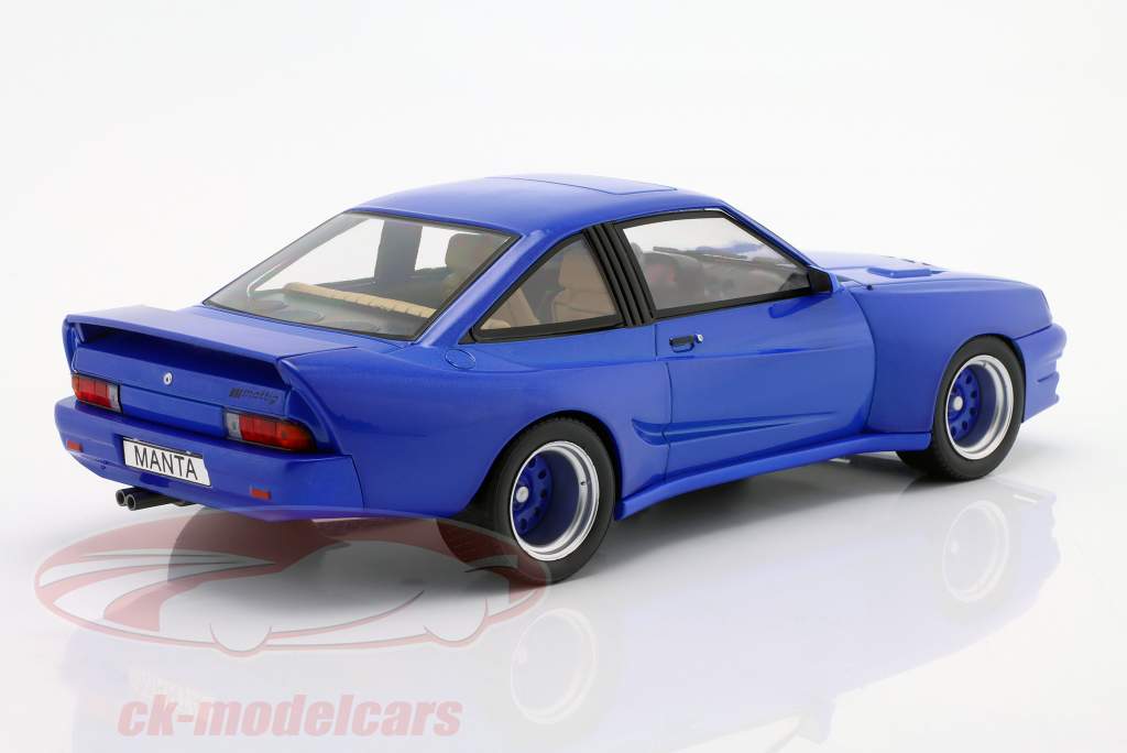 Opel Manta B Mattig синий металлический 1:18 ModelCar Group