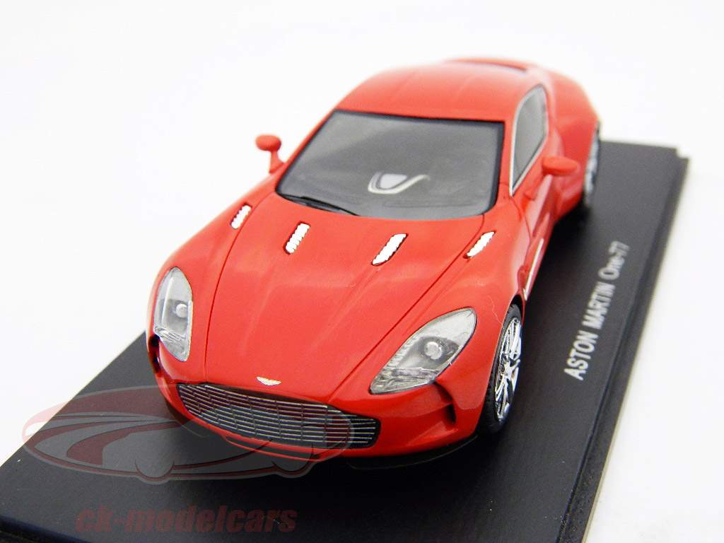 Aston Martin One-77 rosso / rosso Spark 1:43