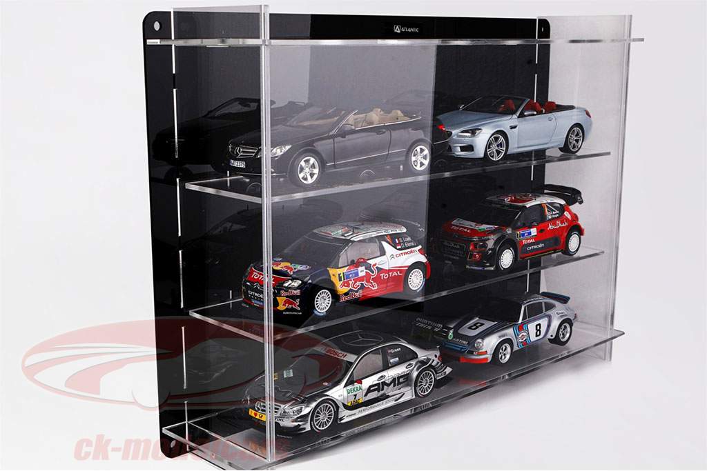 Высокого качества акрил Витрина мультикорпус за 6 модели автомобилей в шкала 1:18 Atlantic
