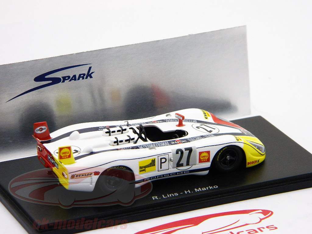 Spark 1:43 Porsche 908 #27 3rd 24h LeMans 1970 Lins / Marko