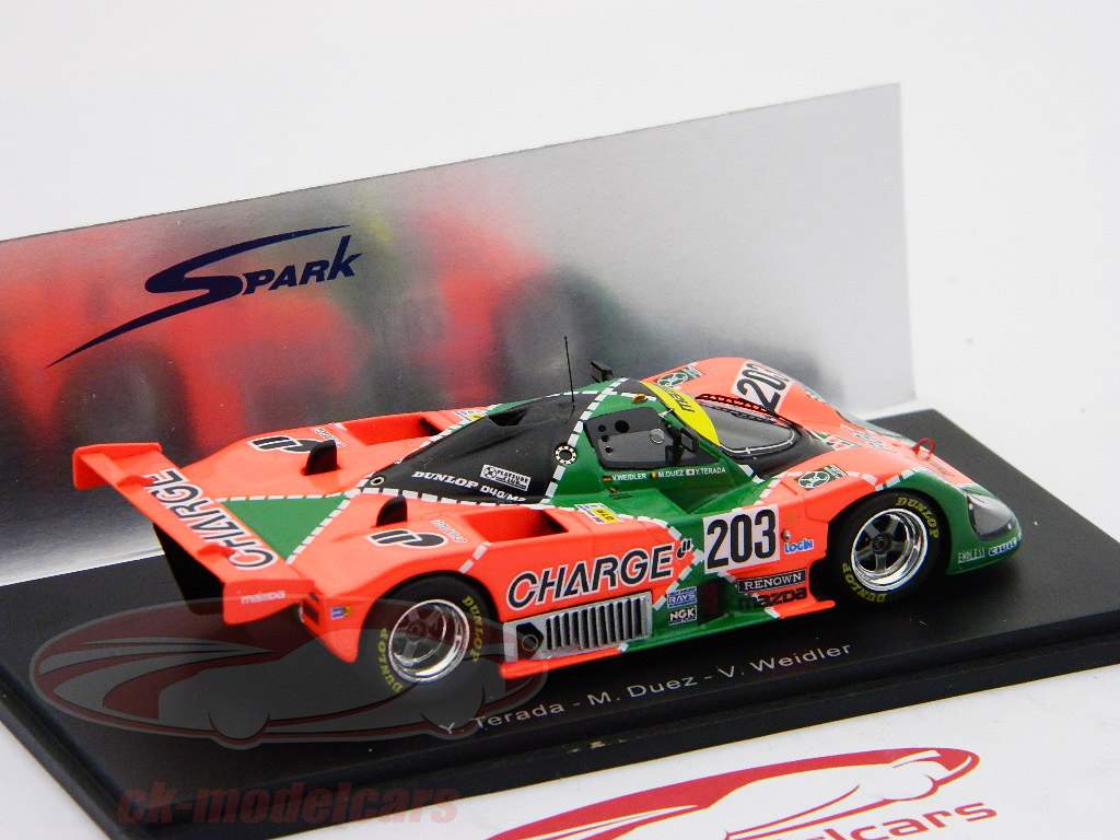 马自达767乙＃203 12日1989年勒芒24小时寺/ Duez的/魏德勒的1:43星火