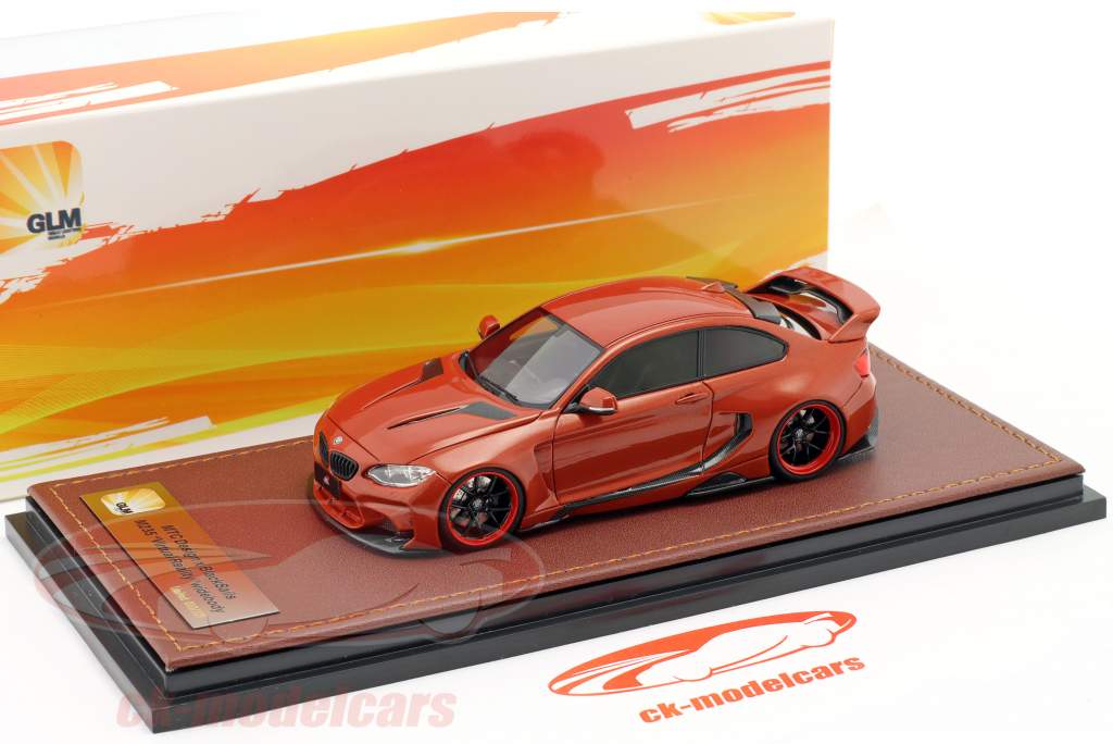 BMW M235i DarwinPro MTC Black Sails Widebody 2015 Valencia orange 1:43 GLM