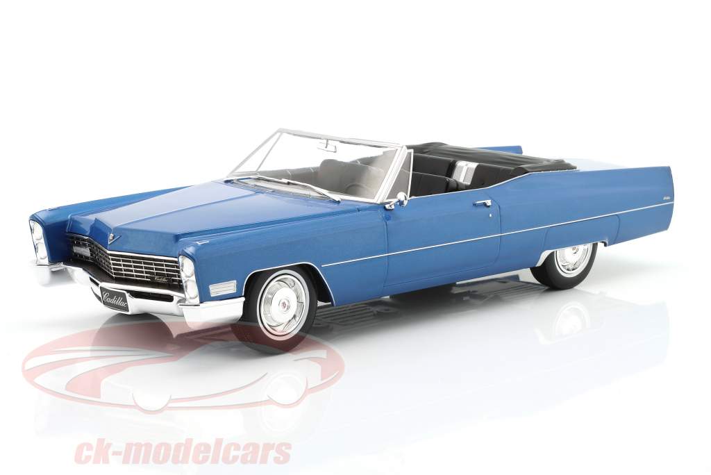 Cadillac DeVille 建設年 1967 青い メタリック 1:18 KK-Scale