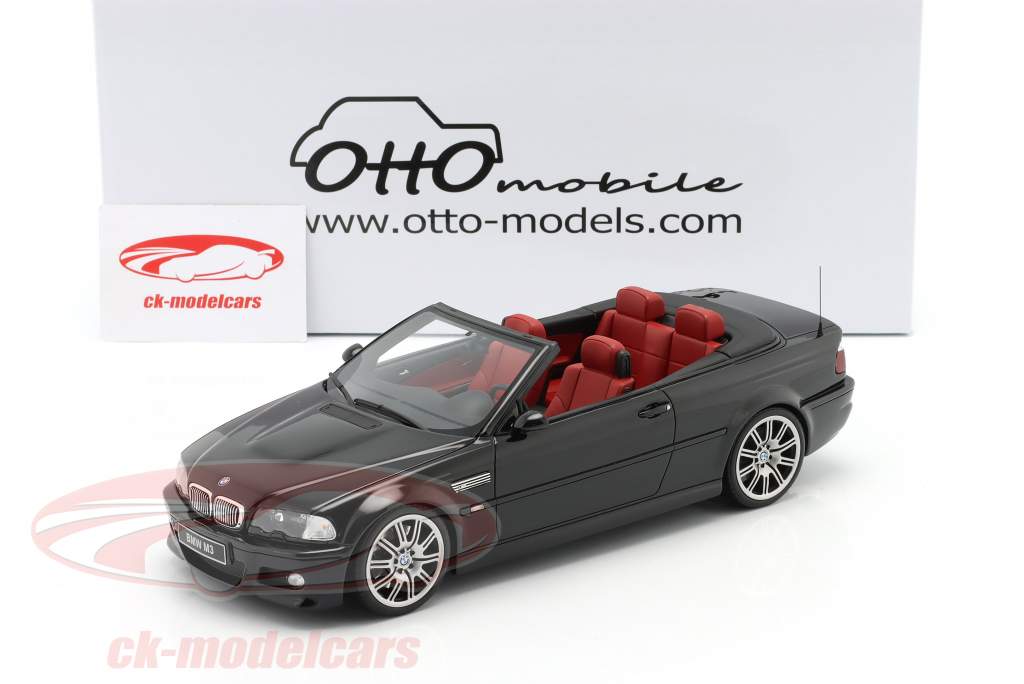BMW E46 Convertible M3 anno 2004 Nero 1:18 OttOmobile