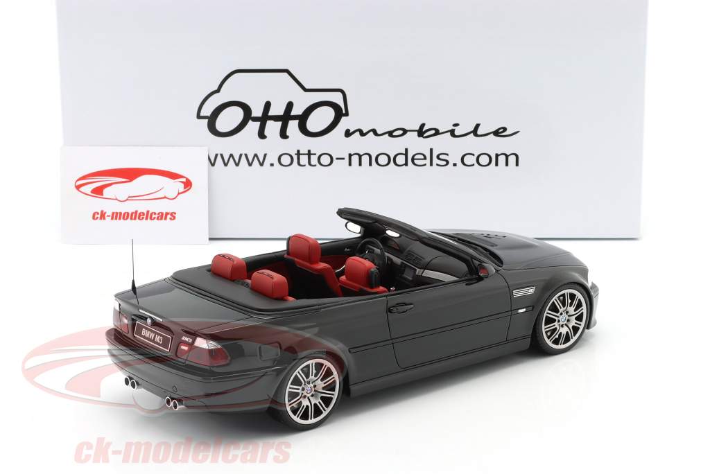 BMW E46 Convertible M3 anno 2004 Nero 1:18 OttOmobile