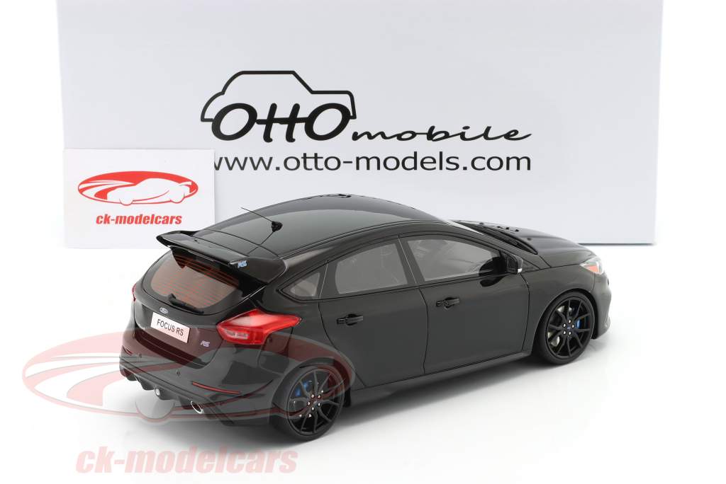 Ford Focus RS 年 2017 黒 1:18 OttOmobile