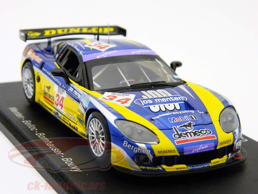 コルベットC6-R＃34 24時間スパ2006メンテン/ベロック/ボーン·ハウザー/ Bouvy 1時43スパーク