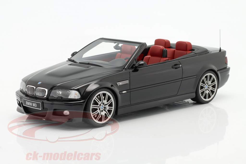 BMW E46 Convertible M3 anno 2004 Nero 1:18 OttOmobile