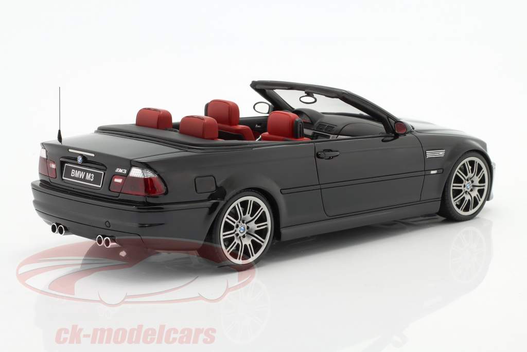 BMW E46 Convertible M3 anno 2004 Nero 1:18 OttOmobile