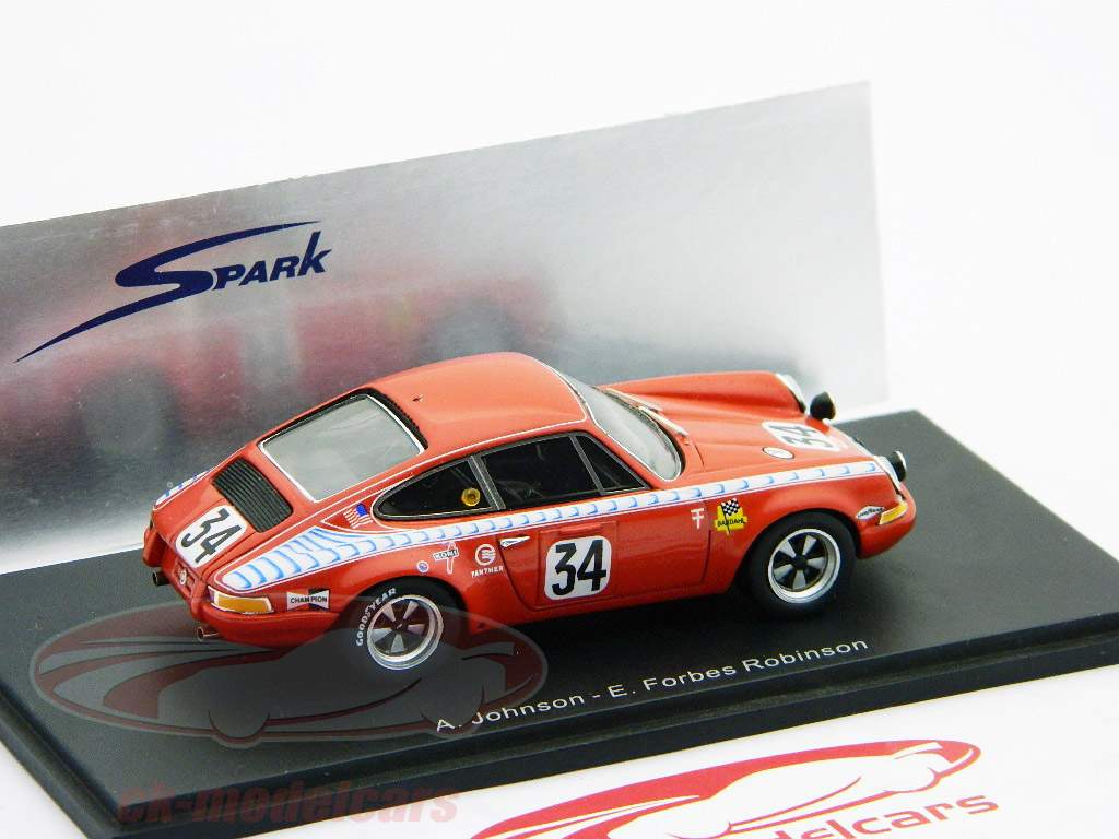 ポルシェ911S＃34ルマン24時間1971ジョンソン/フォーブスロビンソン1時43分スパーク