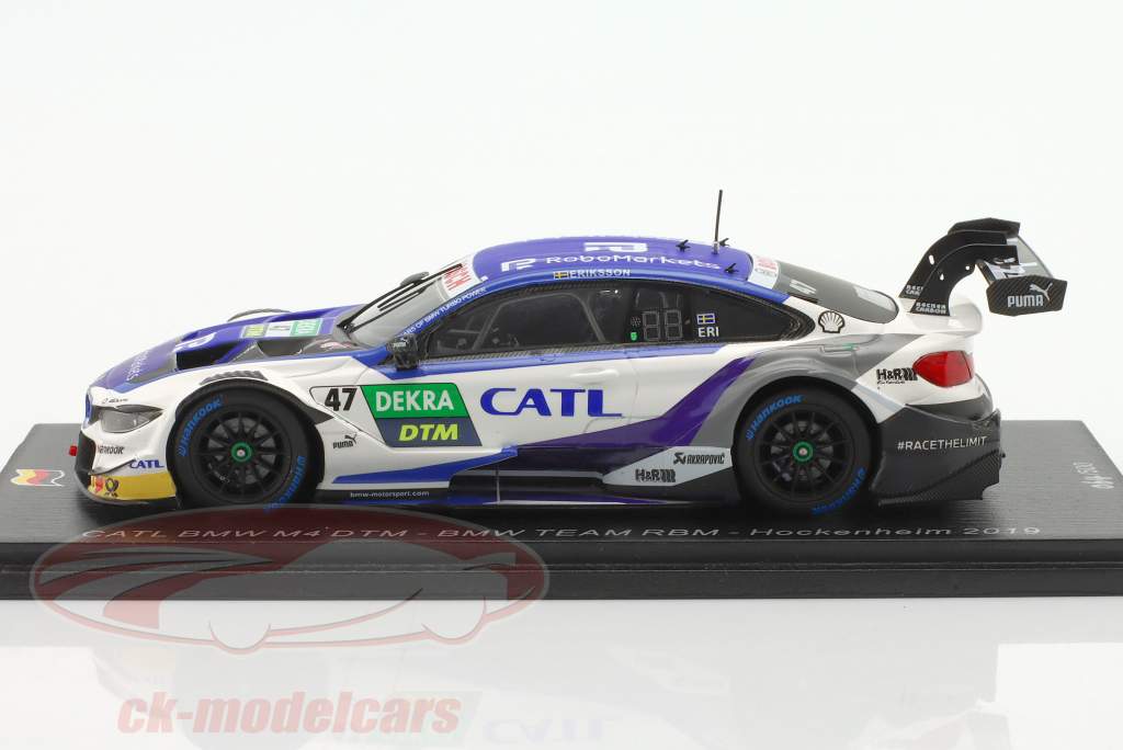BMW M4 DTM #47 J. Eriksson Team RBM DTM Hockenheim 2019 1:43 Spark