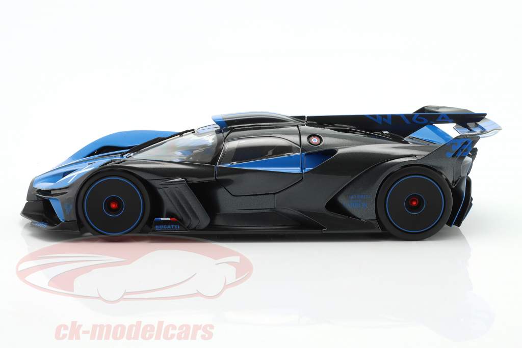 Bugatti Bolide W16.4 year 2020 blue / carbon 1:18 Bburago