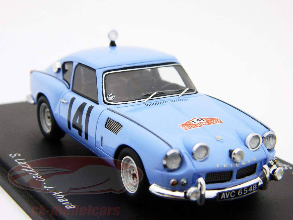 Triumph Spitfire N° 141 Rallye Monte-Carlo 1965 Lampinen / Ahava Spark 1:43