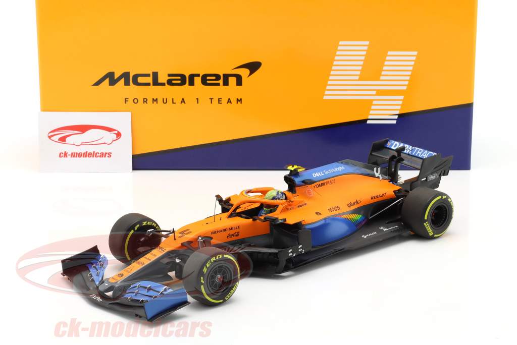 Lando Norris McLaren MCL35 #4 3ro Austria GP fórmula 1 2020 1:18 Minichamps