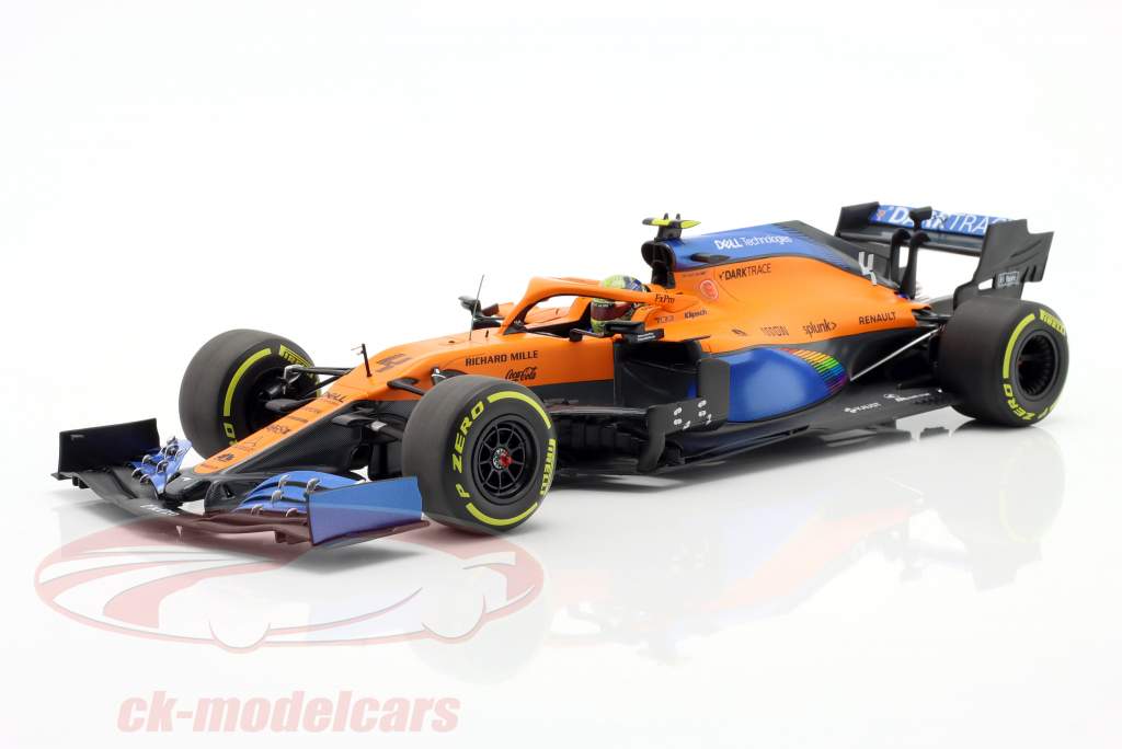 Lando Norris McLaren MCL35 #4 3ro Austria GP fórmula 1 2020 1:18 Minichamps