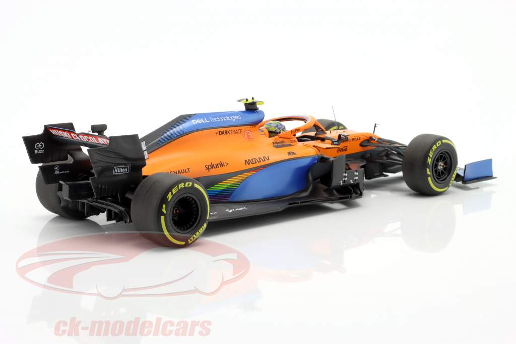 Lando Norris McLaren MCL35 #4 3 Østrig GP formel 1 2020 1:18 Minichamps