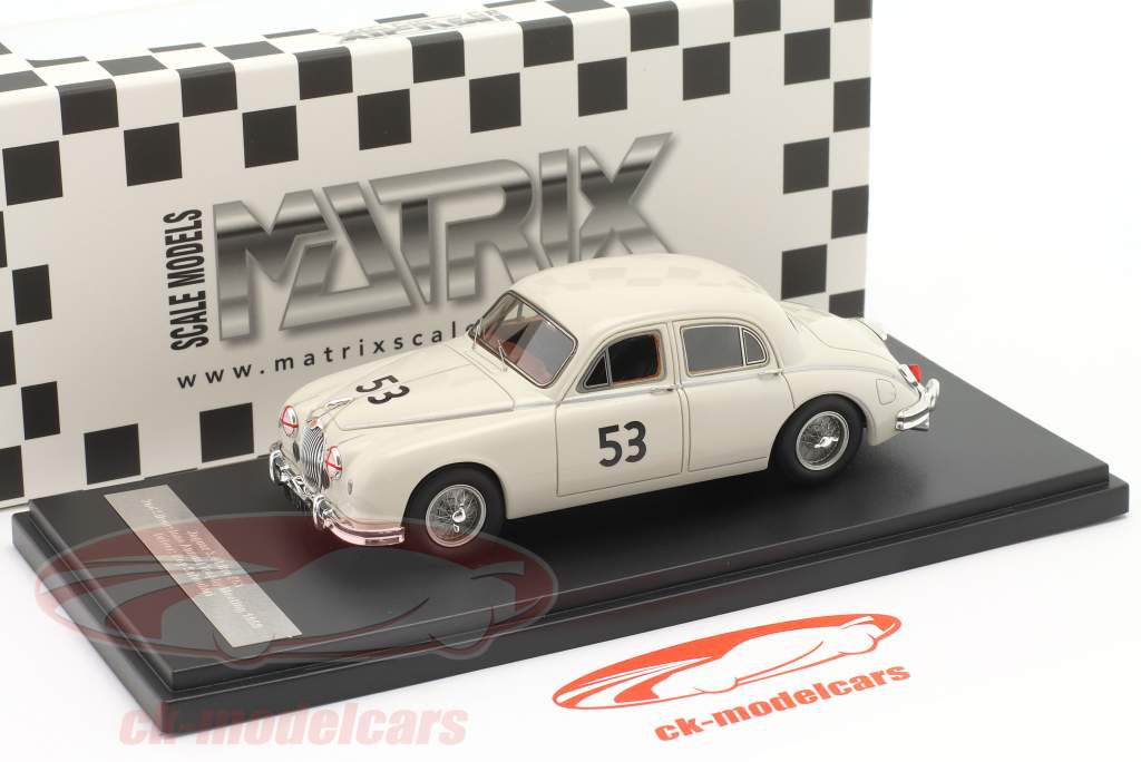 Jaguar 3.4 liter #53 2nd Silverstone Annual Trophy Meeting 1959 Salvadori 1:43 Matrix