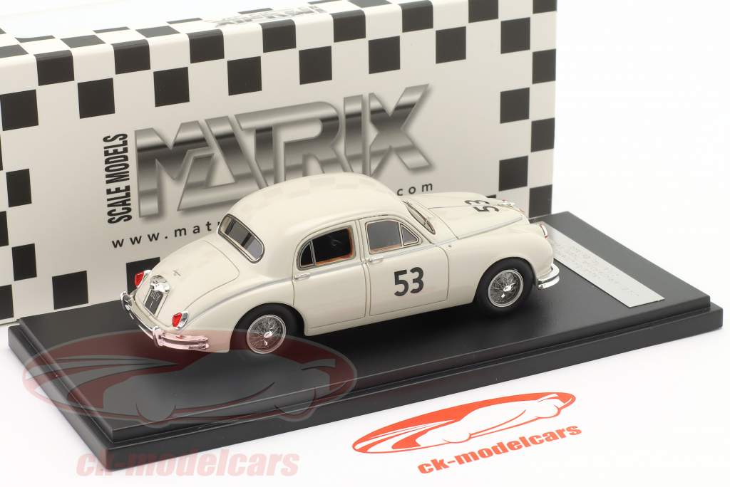 Jaguar 3.4 liter #53 2nd Silverstone Annual Trophy Meeting 1959 Salvadori 1:43 Matrix