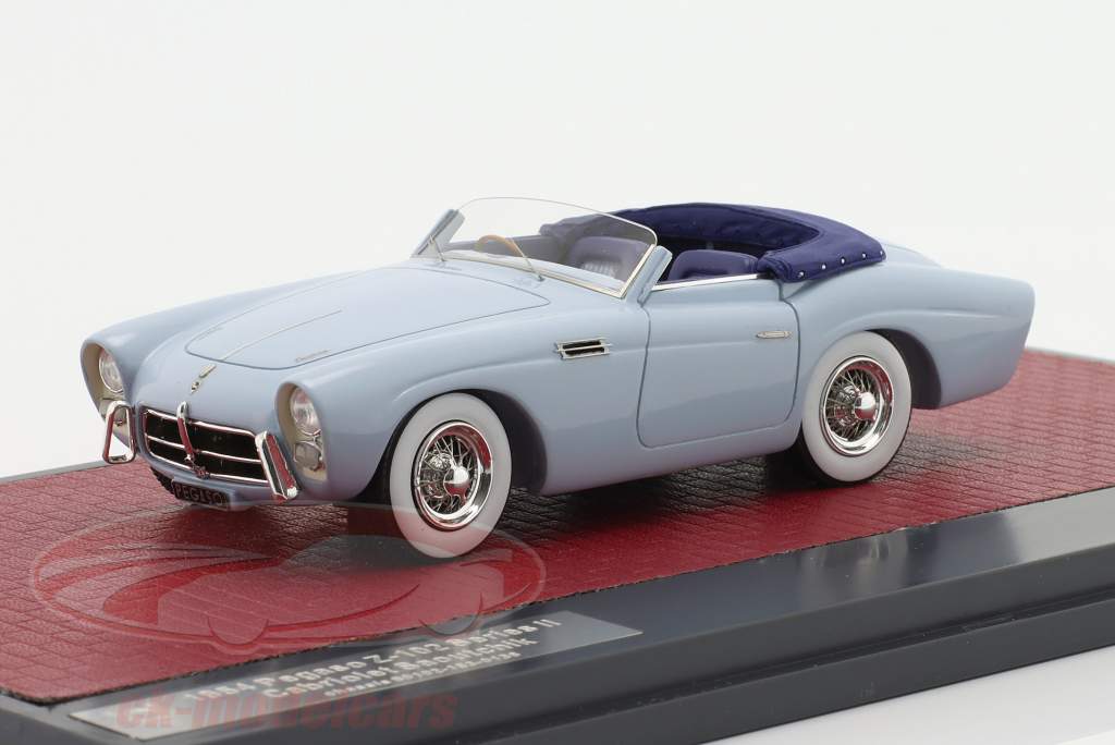Pegaso Z-102 Series II conversível Saoutchik 1954 Azul claro 1:43 Matrix