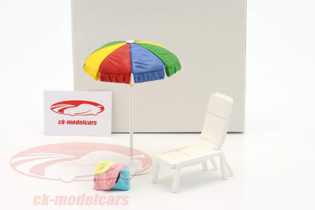 plage Les filles Accessoires Positionner 1:18 American Diorama