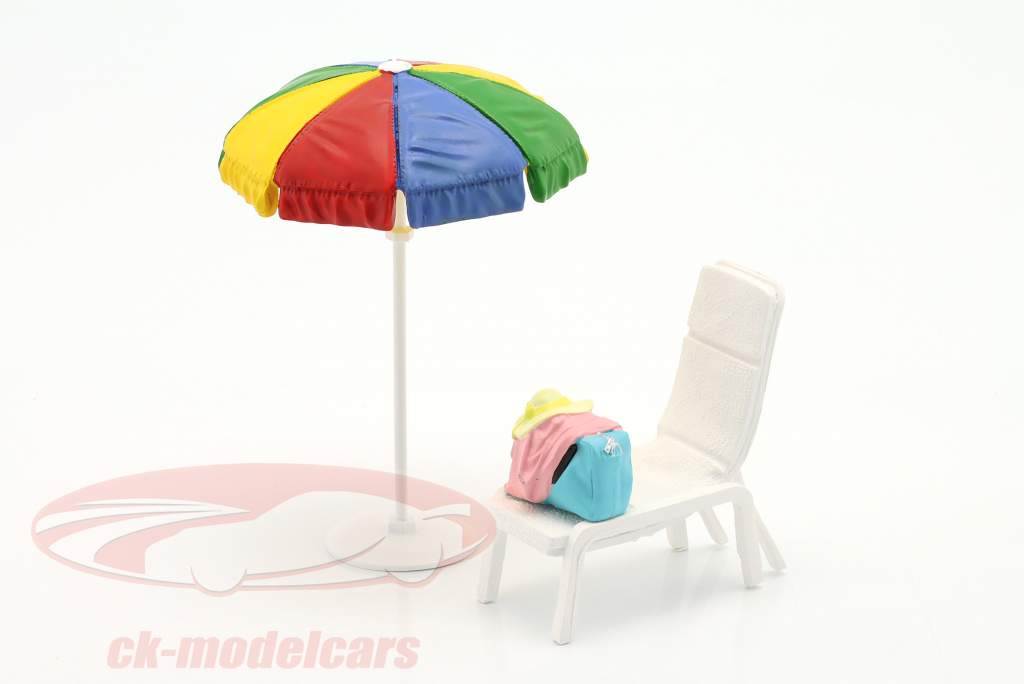 strand Piger tilbehør sæt 1:18 American Diorama