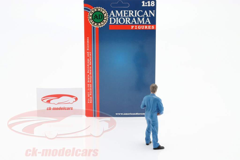 Mekaniker Dan Figur 1:18 Amerikansk Diorama