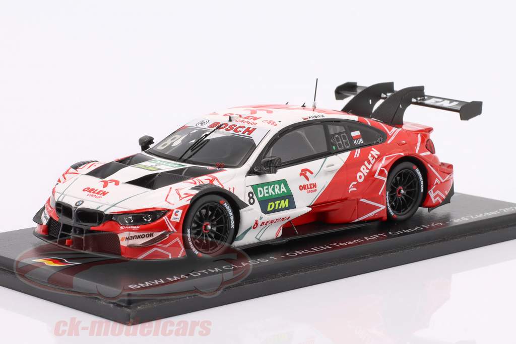 BMW M4 DTM #8 R. Kubica 3rd DTM Zolder 2020 ORLEN Team ART 1:43 Spark