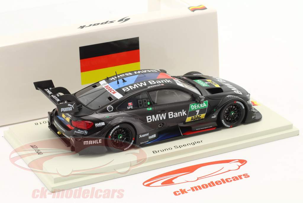BMW M4 DTM #7 B. Spengler Team RBM DTM Hockenheim 2018 1:43 Spark