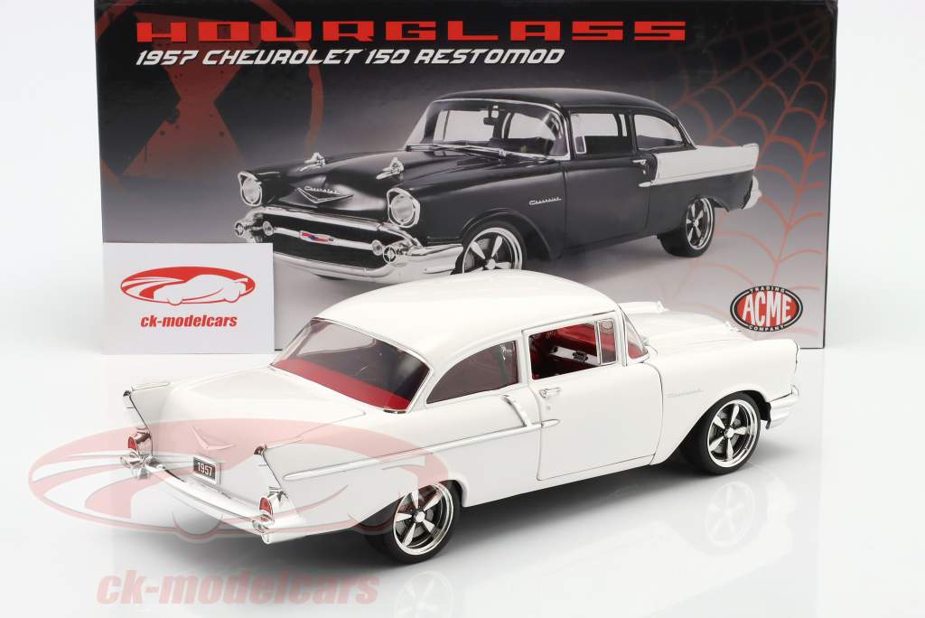 Chevrolet 150 Restomod Baujahr 1957 weiß 1:18 GMP