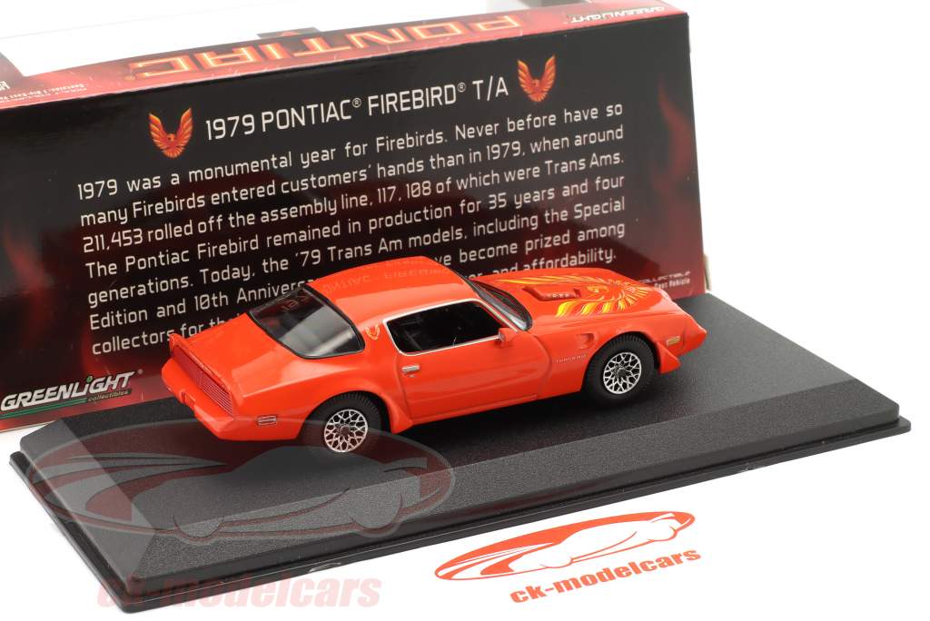 Pontiac Firebird Trans Am Byggeår 1979 rød 1:43 Greenlight