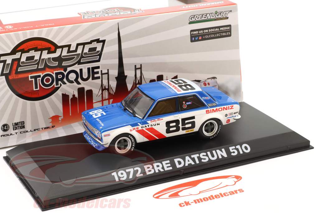 Greenlight 1:43 Bre Datsun 510 #85 Brock Racing Enterprises