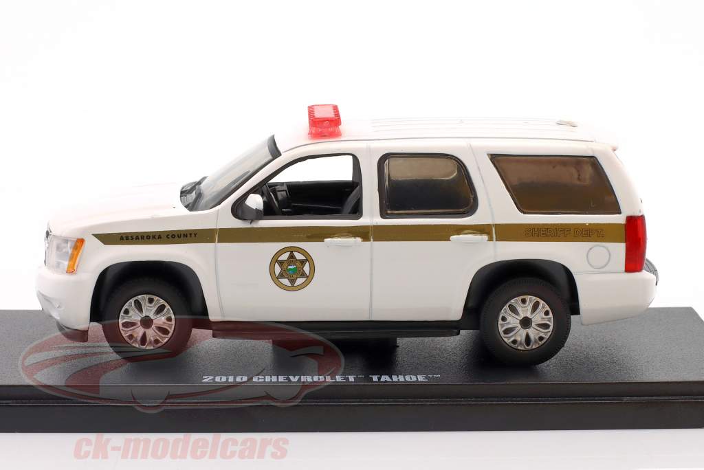 Chevrolet Tahoe Absaroka County Sheriff's Department 2010 hvid 1:43 Greenlight