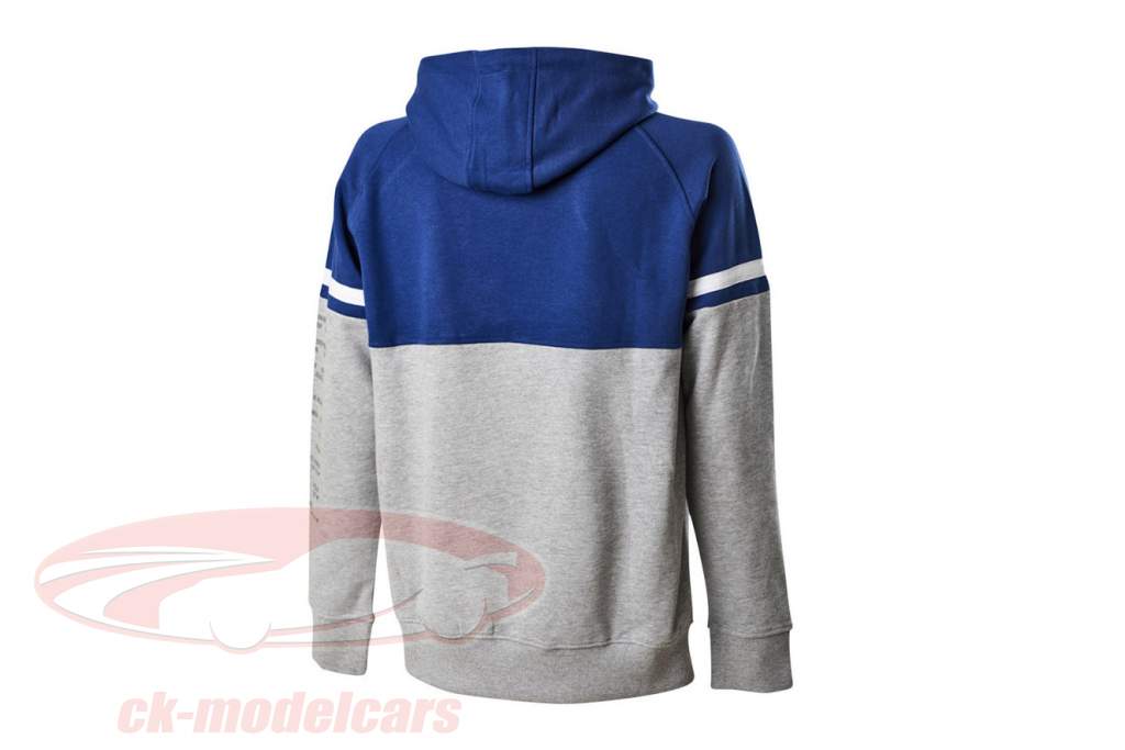 Nürburgring Pull à capuche Challenge bleu / gris-mélange