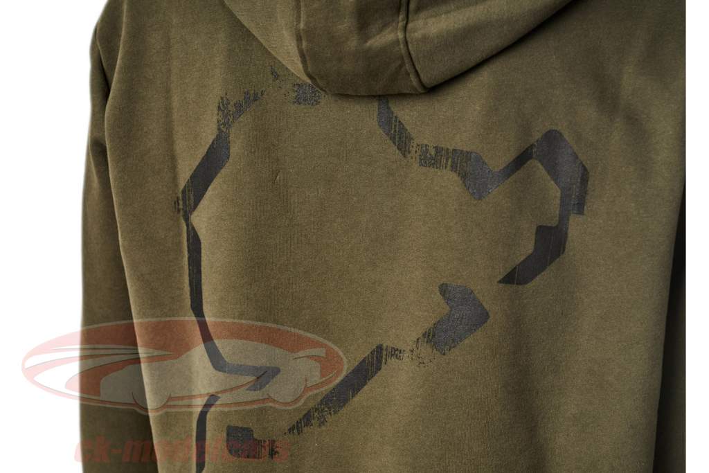 Nürburgring Pull à capuche Community olive verte